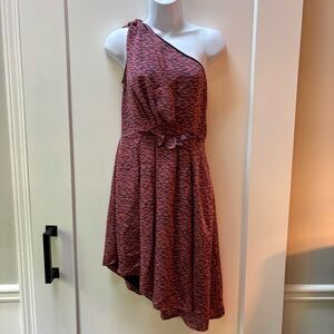 NWT Rachel Roy One-Shoulder Abstract Print Dress – Size 4